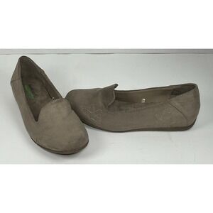 Baretraps Alyson Womens Brown Textile Upper Slip On Ballet Flats Shoes Size‎ 9M